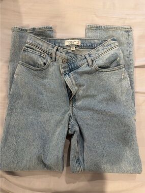Abercrombie & Fitch Light Blue High-Rise Jeans